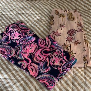 Lilly Pulitzer girls leggings and Pineapple Print Leggings